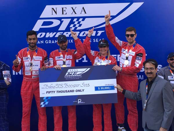 P1 Powerboat Indian GP: Baleno RS Booster Jet Team Crowned Champions
