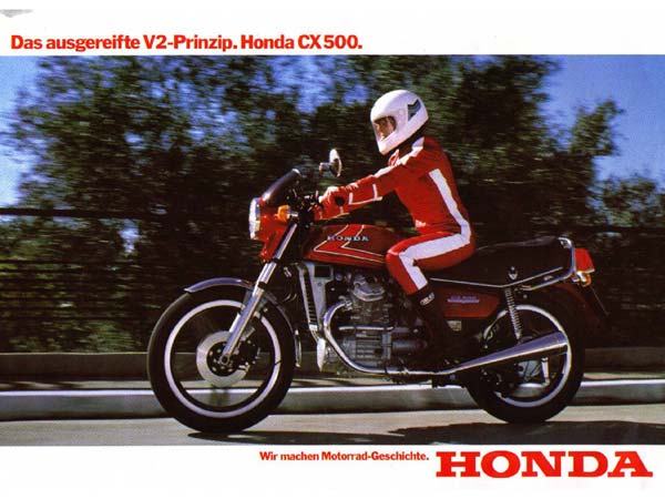 Honda CX500 Turbo; History Of CX Series