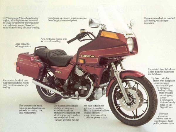 Honda CX500 Turbo; History Of CX Series