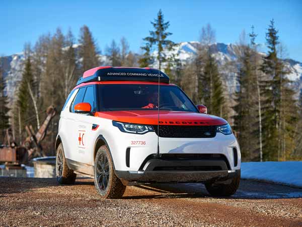 Land Rover Discovery Roof Mounted Drone For Search & Rescue Operations