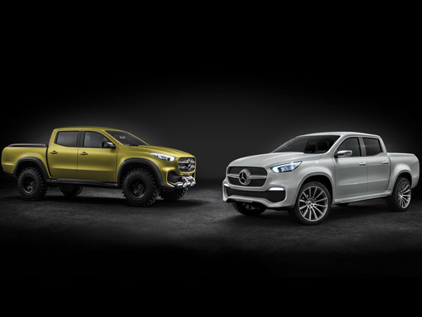 Mercedes-Benz X-Class Pickup Concept Revealed Ahead Of 2017 Geneva Motor Show