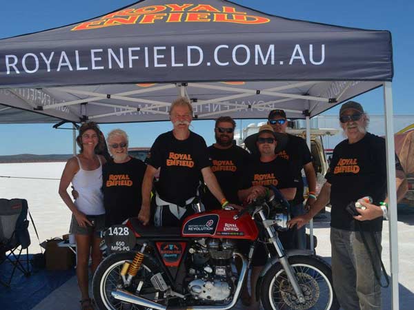 Royal Enfield Continental GT Breaks Australian Land Speed Record
