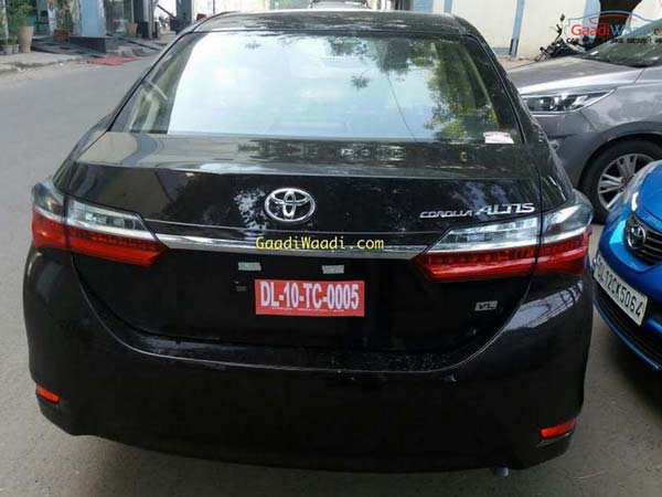 Toyota Corolla Altis Facelift Spotted Ahead Of Its Launch