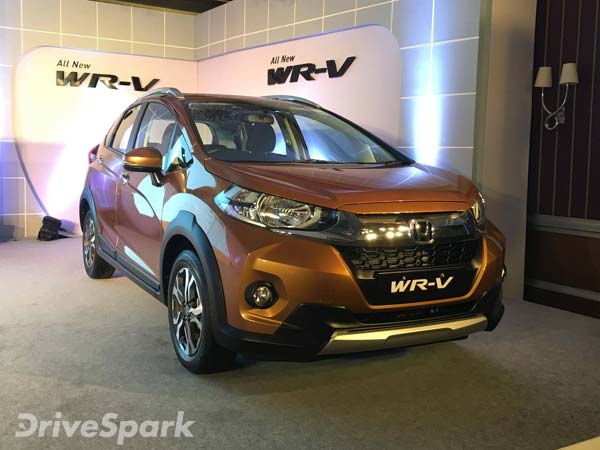 Honda WR-V Launched In Bangalore; Prices Start At Rs 7.90 Lakh