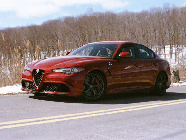 Alfa Romeo Giulia Quadrifoglio Shot On A Film Camera