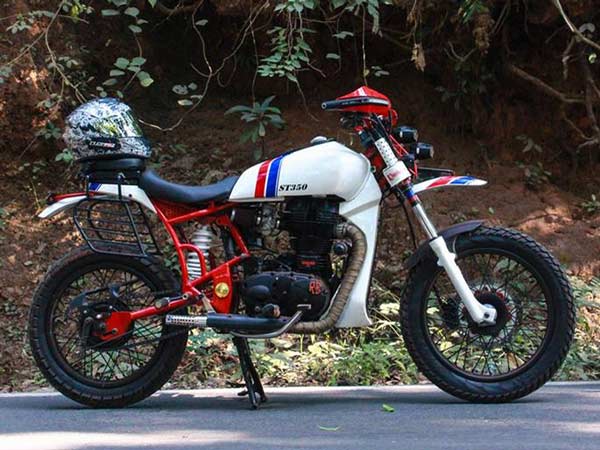 The Royal Enfield Electra 350 Scrambler Tracker — When Custom Builds Matter