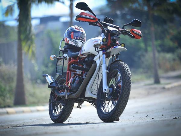 The Royal Enfield Electra 350 Scrambler Tracker — When Custom Builds Matter