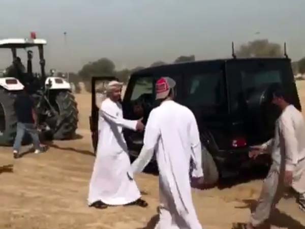Watch: Dubai Prince Rescues Truck Driver Stuck In Desert
