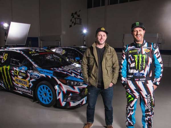 Ken Block’s Ford Focus RS Rallycross Hoonigan Racing Livery Is Quite Shocking