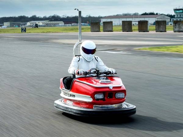 Top Gear's Stig Sets World Record For The Fastest Bumper Car 