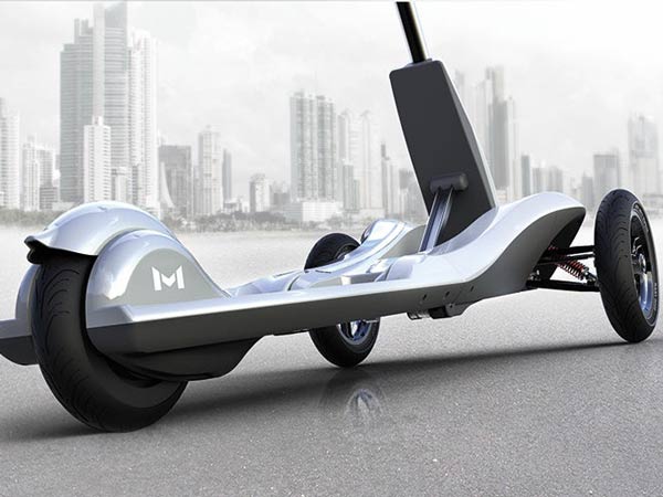 This Transboard Folding E-Scooter Can Glide Over Bumps