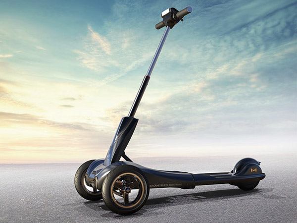 This Transboard Folding E-Scooter Can Glide Over Bumps