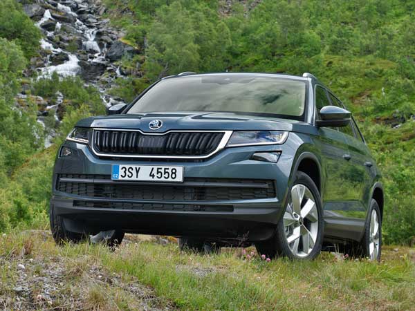 Skoda Kodiaq SUV Spotted Testing In India Skoda Kodiaq SUV Spotted Testing In India