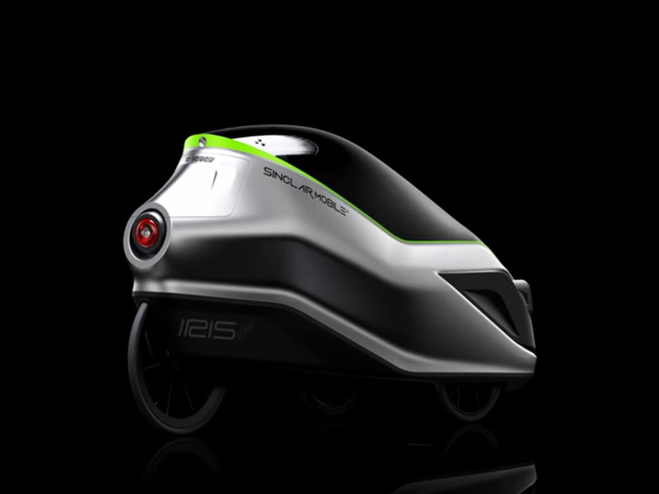 Iris e-Trike Prototype Sits On A Large Crash Helmet