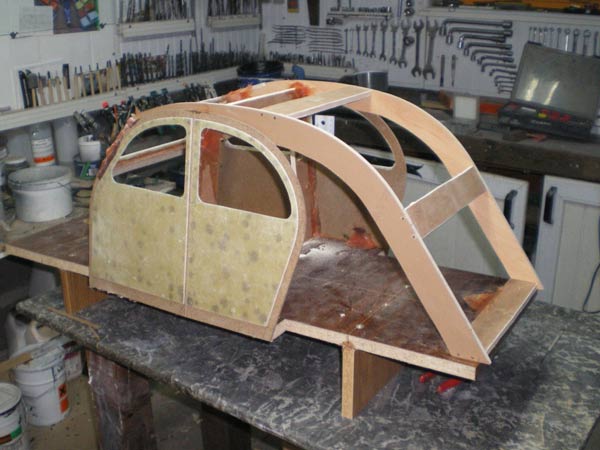 French Carpenter Builds Full Size Wooden Replica Car And It Works