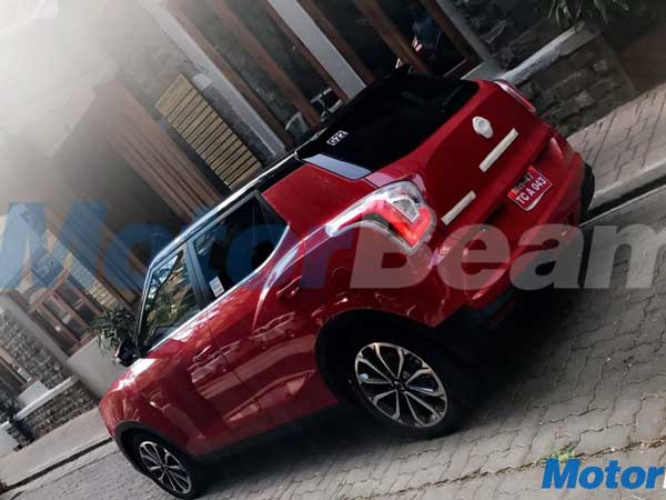 SsangYong Tivoli Spotted In India Without Any Camouflage