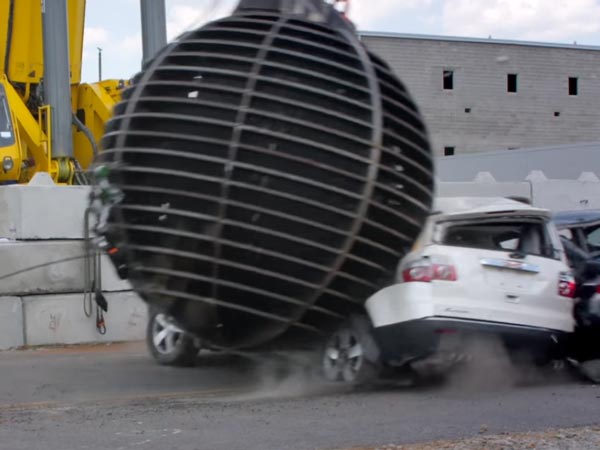 Watch A Wrecking Ball Smashing Into Cars From The Fate Of The Furious