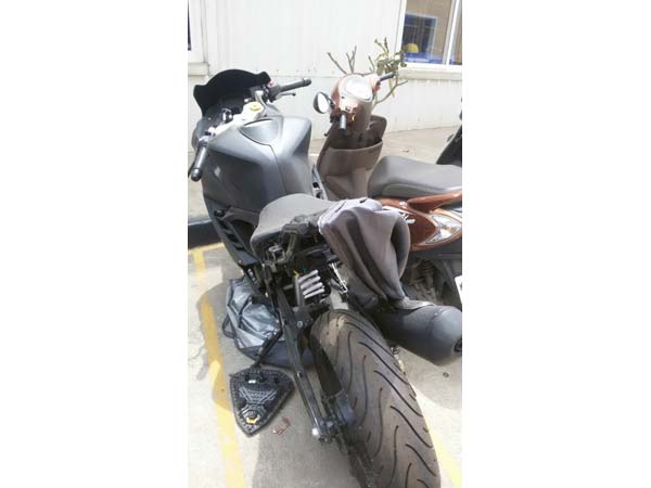 TVS Apache RTR 310 Spied At Dealership Stockyard; Launch Imminent