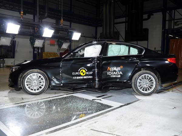 BMW 5 Series 7th Generation Gets 5 Star Ratings By Euro NCAP Safety Test