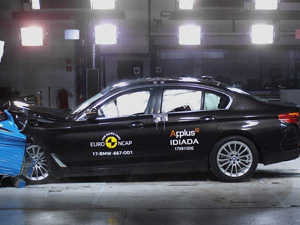 BMW 5 Series 7th Generation Gets 5 Star Ratings By Euro NCAP Safety Test