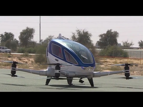 Dubai To Launch Self-Driving Flying Taxis By July 2017