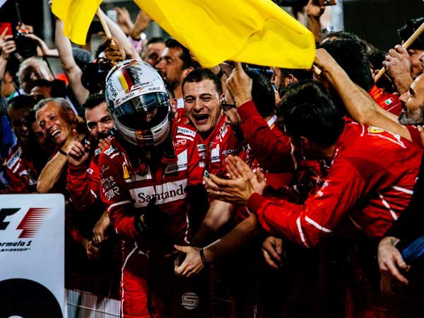F1: Vettel Wins Bahrain Grand Prix