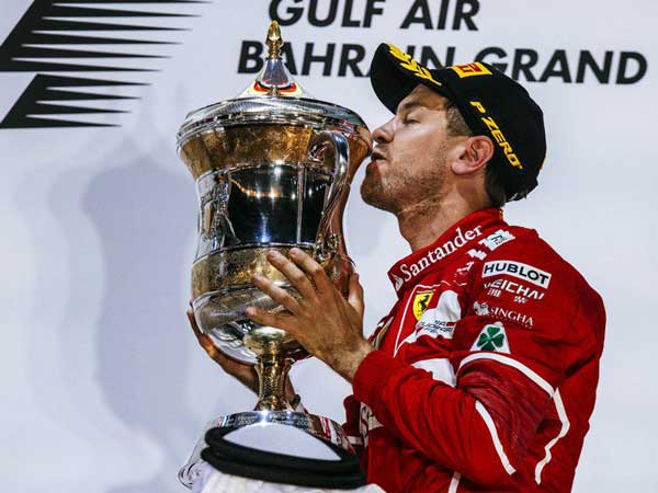 F1: Vettel Wins Bahrain Grand Prix