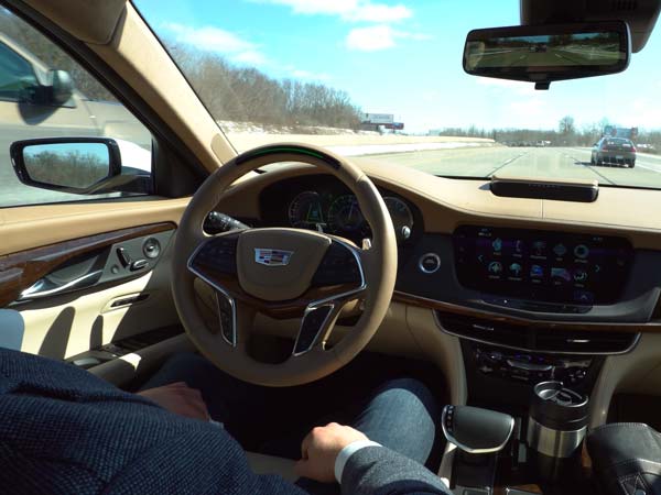 New Cadillac CT6 First To Feature Hands Free Driving Tech For Highway