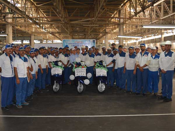 Suzuki Motorcycles India Rolls Out Its Third Millionth Vehicle Suzuki Motorcycles India Rolls Out Its Third Millionth Vehicle