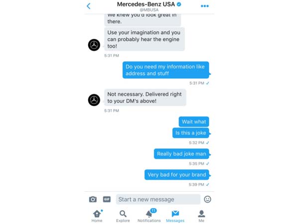 Guy Tries To Get A Free Mercedes-Benz — Gets Trolled Badly