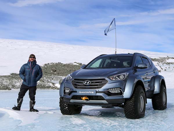 Hyundai Santa Fe Achieves First Ever To Cross Antarctica