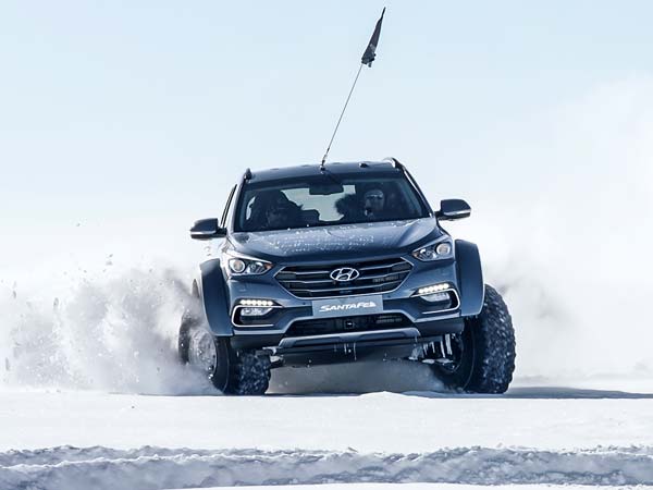 Hyundai Santa Fe Achieves First Ever To Cross Antarctica