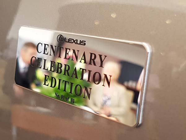 100-Year-Old Man Gets Personalised Lexus For Birthday