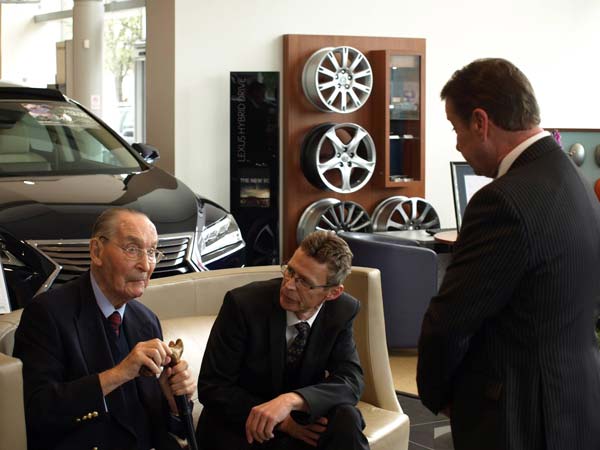 100-Year-Old Man Gets Personalised Lexus For Birthday