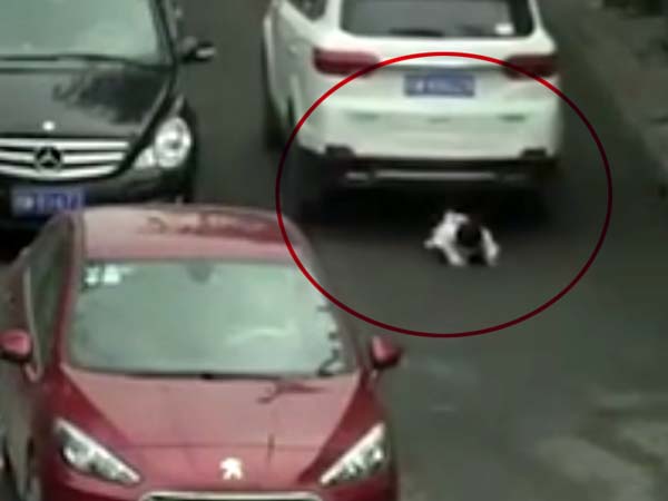 Child Run Over By Two Cars Escapes Unharmed