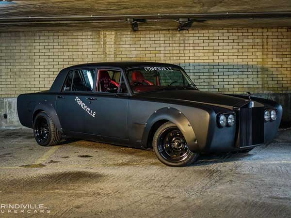 Rolls Royce Silver Shadow Customised With Matte Black By Prindiville UK