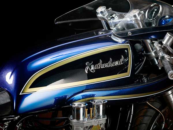 The Krakenhead Blueberry Bomber Is A Custom Honda Goldwing Cafe Racer