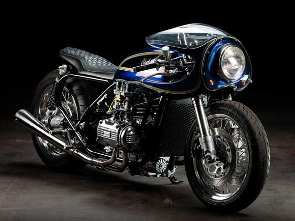 The Krakenhead Blueberry Bomber Is A Custom Honda Goldwing Cafe Racer