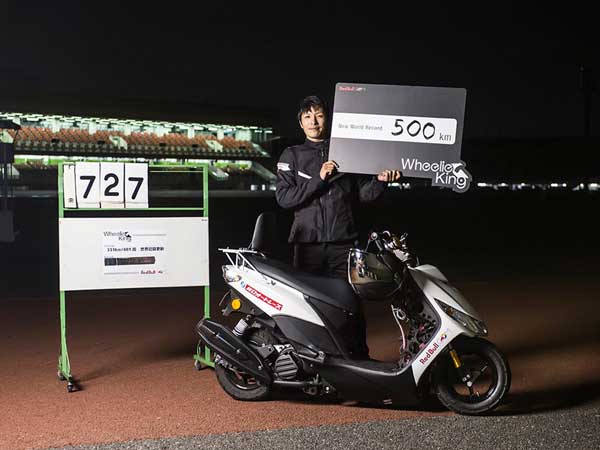 Masaru Abe Pulls A 500 KM Long Wheelie Into The Book Of Records — A New High