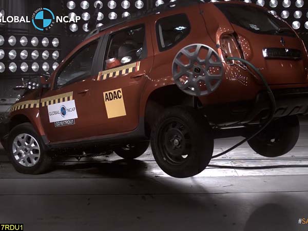 Renault Duster Scores Poor Rating In Global NCAP Crash Test