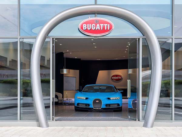 World’s Largest Bugatti Showroom Opens In Dubai