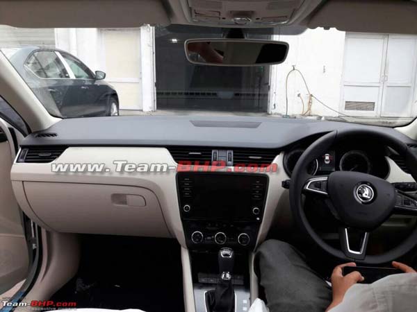 Spy Pics: 2017 Skoda Octavia Facelift Spotted — Interior Revealed