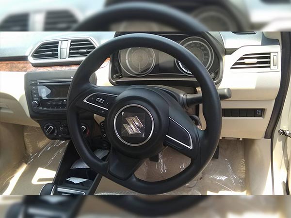 Spy Pics: 2017 Maruti Suzuki Dzire V Trim Spotted At Dealership