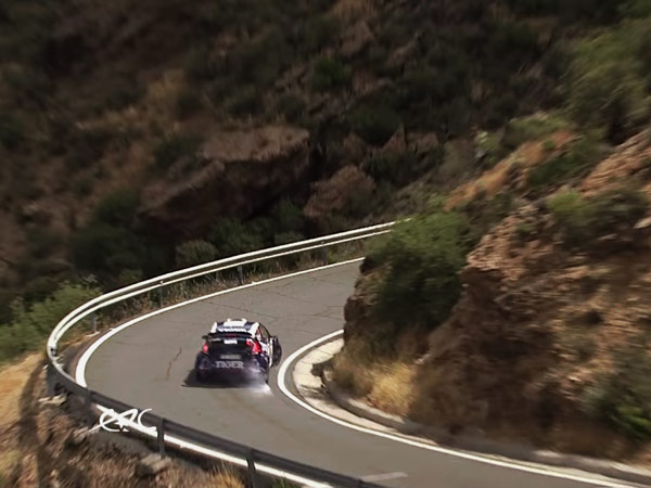 Watch How A Guardrail Saved This Rally Car From Tumbling Down The Cliff