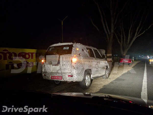 Mahindra TUV500 Spotted Testing — Is Innova Crysta’s Arch Nemesis Nearing Its Launch?
