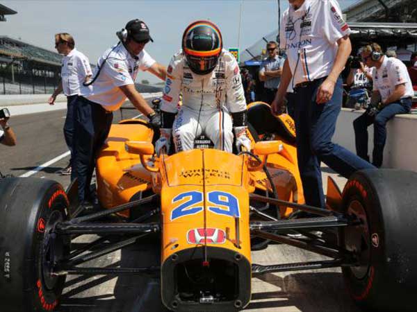 Fernando Alonso Fastest In His Indy 500 Practice Group Fernando Alonso Fastest In His Indy 500 Practice Group