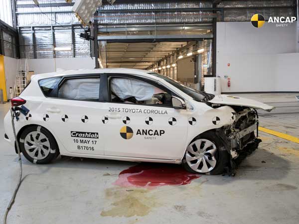 1998 And 2015 Toyota Corolla Model Crash Test By ANCAP