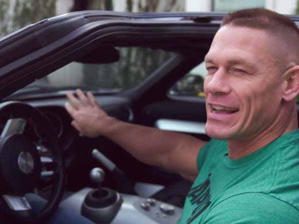 WWE Superstar John Cena Shows Off His 2006 Ford GT
