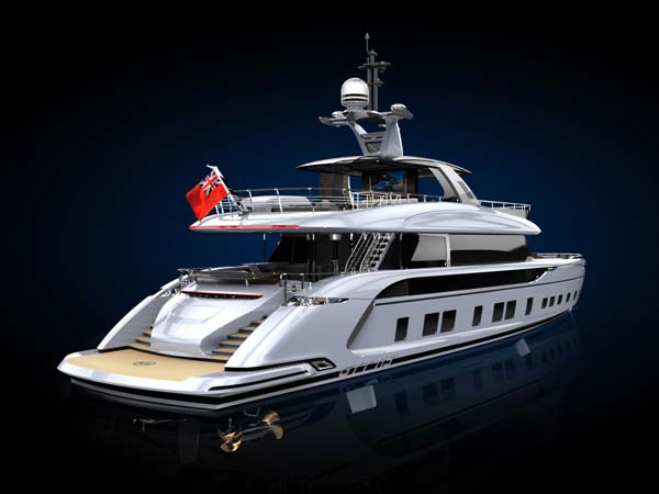 Porsche Design's Dynamiq GTT 115 Superyacht Revealed