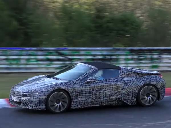BMW i8 Spyder Spotted On The Nurburgring